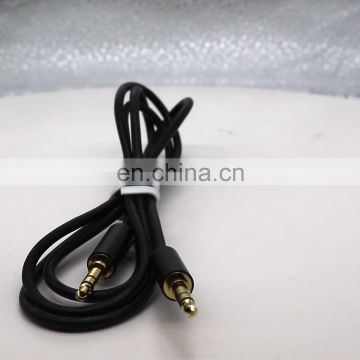 High End Aux Cable 3 pin male to male 3.0mm 3.2mm 3.5mm jack aux audio cable with 3.5mm