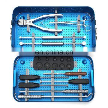 China Manufacture Spine Bone Surgery Titanium Mesh Cage Orthopedic Surgical Spinal Implants photo-2
