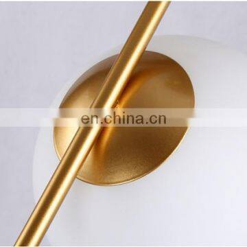 Decorative Gold Metal Chandelier Designer Glass Globe Pendant Lamp photo-5