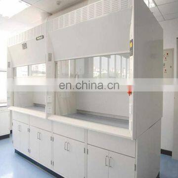 High Quality exhaust hood filters vertical Laminar Flow Cabinet Exhaust stainless Fume Hood