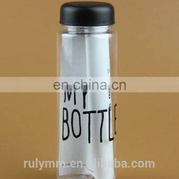 Promotional fantastic plastic 500ml drinking water bottle