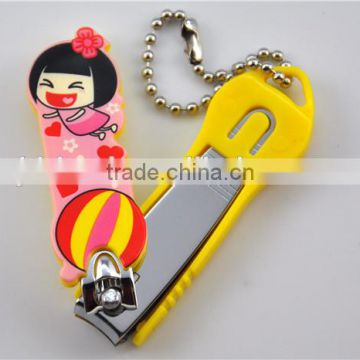 2014 wholesale promotional item nail clipper beautiful girls japan