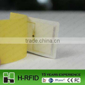hf rfid paper tag with self adhesive