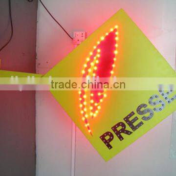Infrared remote control LED presse sign red + white LED indicate display outdoor