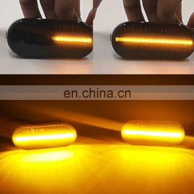 2Pcs Led Dynamic Side Marker Turn Signal Light Sequential Blinker Light For Volkswagen VW Bora Golf 3 4 Passat 3BG Polo SB6