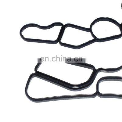 2Pcs Engine Oil Filter Housing+Timing Case Gasket Set For Mercedes 2721840280 photo-2