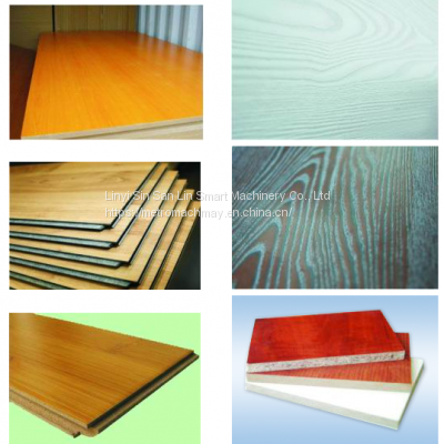 Short Cycle Melamine Laminating Hot Press for HDF Laminate Flooring, Furniture photo-5
