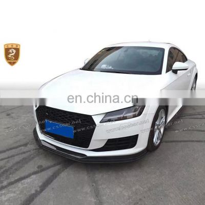 lips/spoiler/side skirts carbon fiber body kit for audi TT 2016