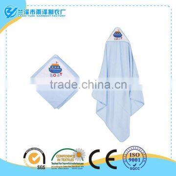 high quality cotton plain color baby bath towel