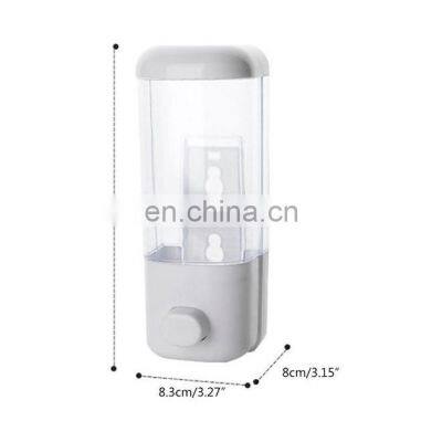 500Ml/1000Ml Bathroom Plastic Soap Dispenser Soap Dispenser Bottles Double Slot Single Slot Wall Mount Mounted