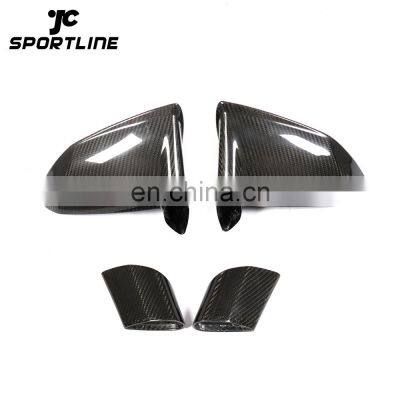 Dry Carbon Fiber Wing Mirror Covers Replacement for Lamborghini Gallardo LP550 LP560 LP570 08-14