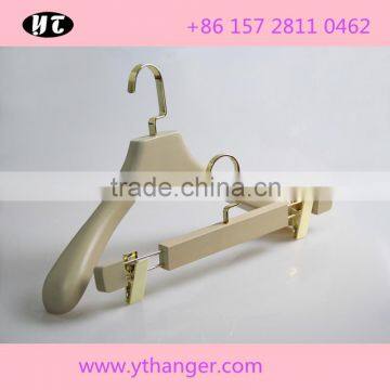 good quality custom children wooden hanger and pants hanger for kids                        
                                                Quality Choice