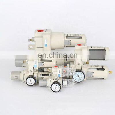 Different Pressure Drain Double Strand Aluminum Alloy Material High Precision Filtration Air Pneumatic Unit