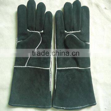 safety working leather welding gloves with high quality