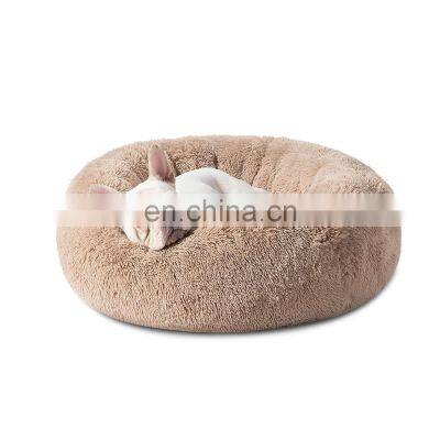 chew proof trending memory foam premium dog tent donut christmas faux fur fancy waterproof novelty kawaii pet bed