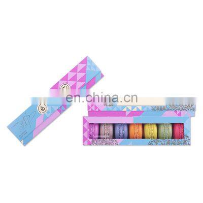 Custom macarons paper box recycled custom box cardboard macaroon package manufacturer