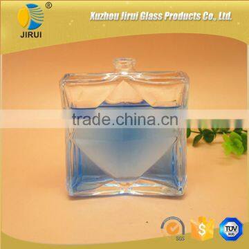 Unique Shape Clear Glass Perfume Bottle photo-3