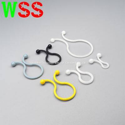 WSS Small Pack Wire Mount Plastic Twist Lock 0302 Nylon Wire Clip Twist Wire Ties