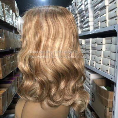 524 Highlight Remy Hair High Density13x6 Luxury Human Hair Lace Wig photo-2