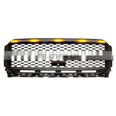 2021 Accessories Pickup Truck Parts Front Bumper Grille With Flow LED Light for Ford F150 photo-2