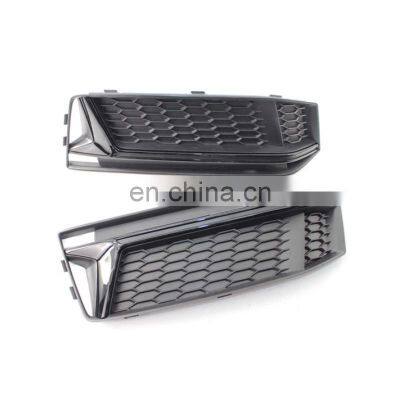 Car Fog Light Cover Grille Bezel 8W0807681K 8W0807682K For Audi A4 B9 S-line 2016-2018