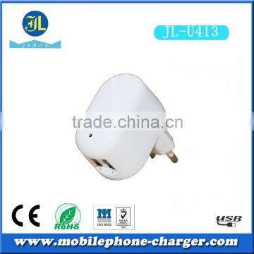 Dual Port USB 220v Wall Usb Charger Adapter EU Socket Mobile Phone Travel Charger Usb Travel Charger photo-2