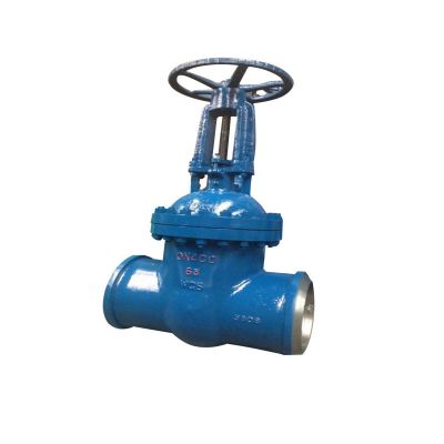 High quality high temperature butt welding gate valve high pressure power station gate valve