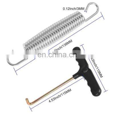3mm Galvanized Double Hook Tension Spring Fitness Trampoline Spring
