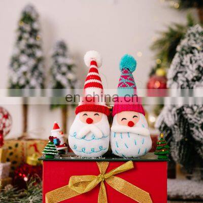 Christmas Tree Decoration Knitted Hat Faceless Forest Santa Doll Pendant Xmas Gift Navidad 2023 Christmas Decoration for Home photo-3