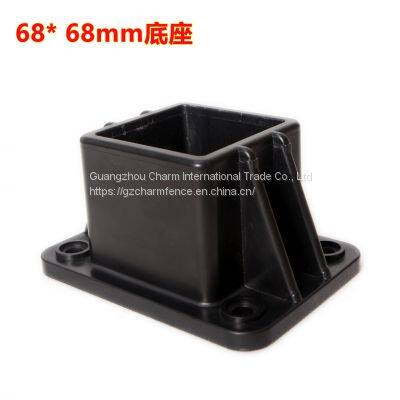 Balcony Guardrail Accessories Aluminum Alloy Fence Post Cap Base photo-3