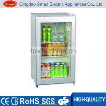 Glass door ice cream freezer/ Supermarket display showcase, chest freezer