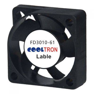 High speed dc fan 30x30x10mm FD3010-61 Series dc cooling fans