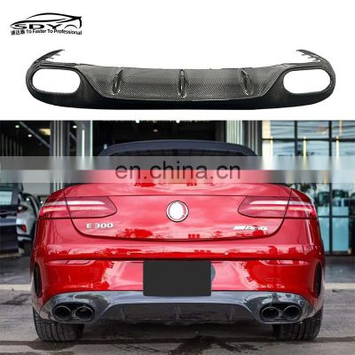 C238 COUPE E300 E260 E53 AMG Style Carbon Fiber Rear Diffuser Lip For Mercedes-Benz E-Class C238 COUPE