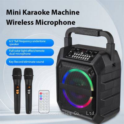 Karaoke Speaker Box Family KTV Portable Bluetooth Audio Integrated Microphone