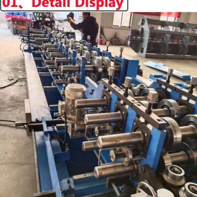 Fully Automatic Size Adjustment 80-300mm CZ Purlin Roll Forming Machine for Steel Structure Houses photo-3