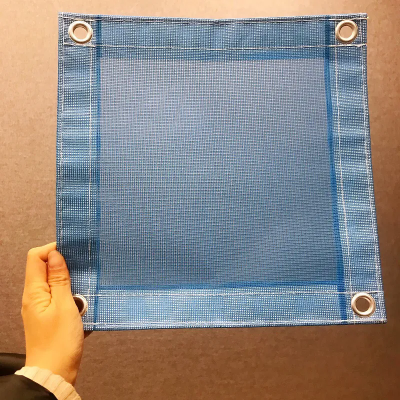 Anti-UV Clear PVC Mesh Mesh PVC Coated Polyester Mesh Fabric Pool Fence Fabric Outdoor Textilene Woven Mesh Fabric/PVC Woven Mesh Fabric Wholesale photo-3