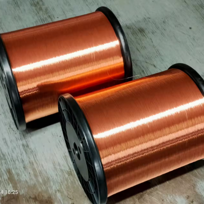 Electrical Motor Winding Wires Price 0.10mm Copper Clad Aluminum CCA Enameled Wire for Magnetic Coil photo-4