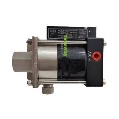 AHP03 Hydraulic Pump AHP03-1S-188 Piston Pump Single Action Portable Ultra High Pressure Pneumatic Hydraulic Testing Pump photo-2