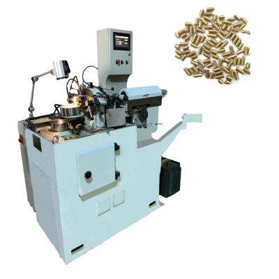 Автоматическая токарка для изготовления запорных штифтов для замков с подачей пружин. Машина для изготовления замков. Машина для изготовления штифтов.