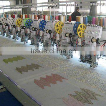 Cording And Sequin Mixed Computerized Embroidery Machine