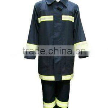 long sleeve dark blue fire fightig uniform with pockets