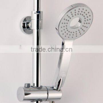 Chrome Plating Brass Round Exposed Rain Shower Set