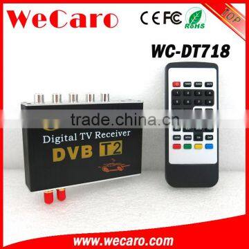 Wecaro WC-DT718 car dvb t2 digital tv receiver for Thailand