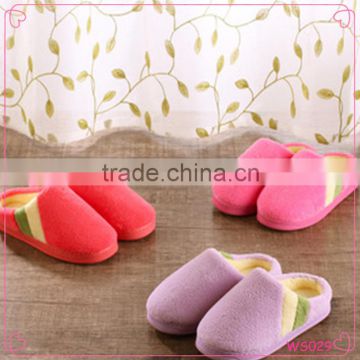 Simple Plain Boa indoor soft slippers women fashion shoes