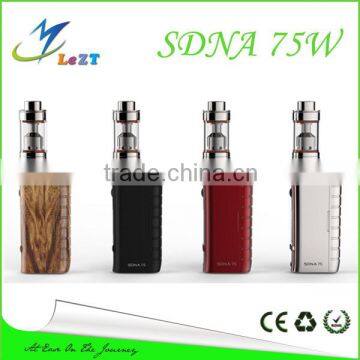 LeZT Adjustable colorful LED light on power button SMY Latest 1-75W DNA75 MOD from EVOLV DNA CHIP