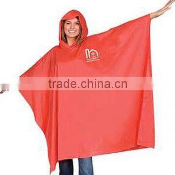 Hooded Waterproof PVC Poncho Material Rain Poncho