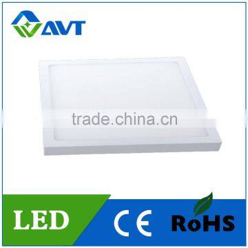 China factory high quality 6w 12w 18W 24w led panel light round square LED recessed panel light