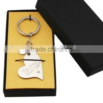 BEAUTIFUL LOVE WORD HEART DECORATIVE KEY FOB CHAIN TIBETAN SILVER ALLOY CHARM Best quality metal love alloy keychain