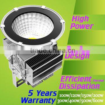 CE ROHS cree 400w 500w Meanwell driver high quality pure white 5700K outdoor led heavy duty flood lighting WITH 5 years warranty