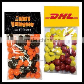 Transparent Self Adhesive Printed Header Plastic Opp Bag